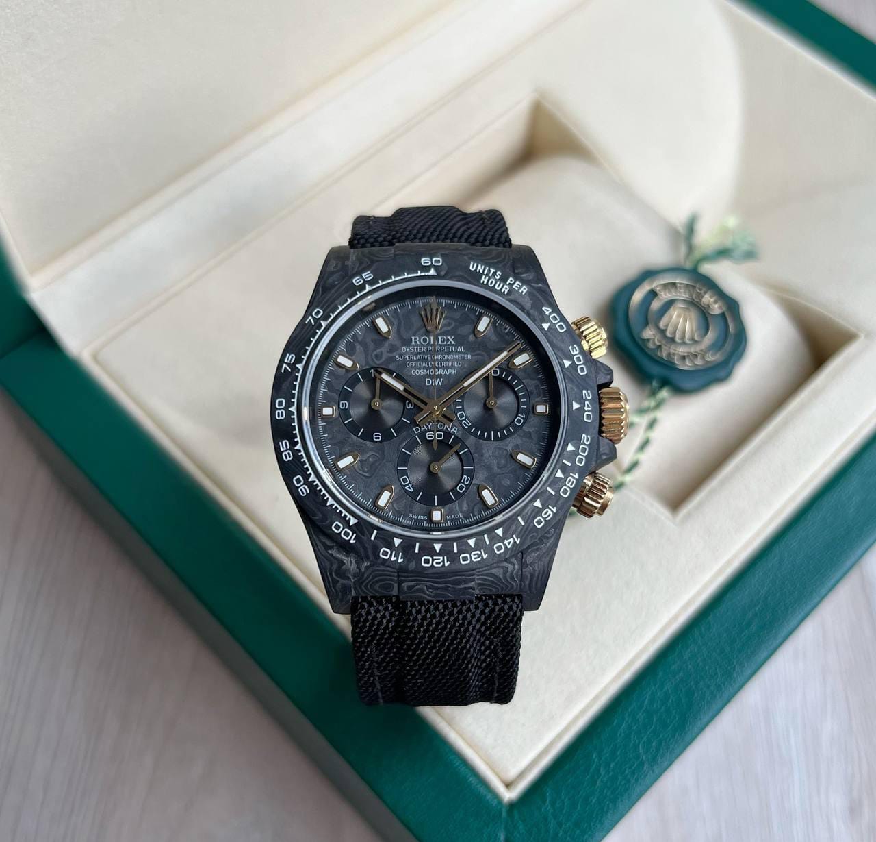 Rolex daytona Diw Carbono