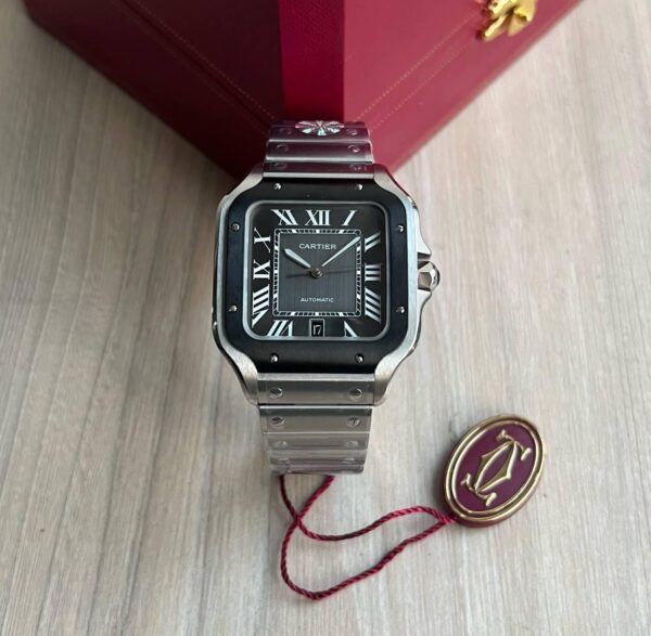 Cartier Santos Automático – Dial Preto