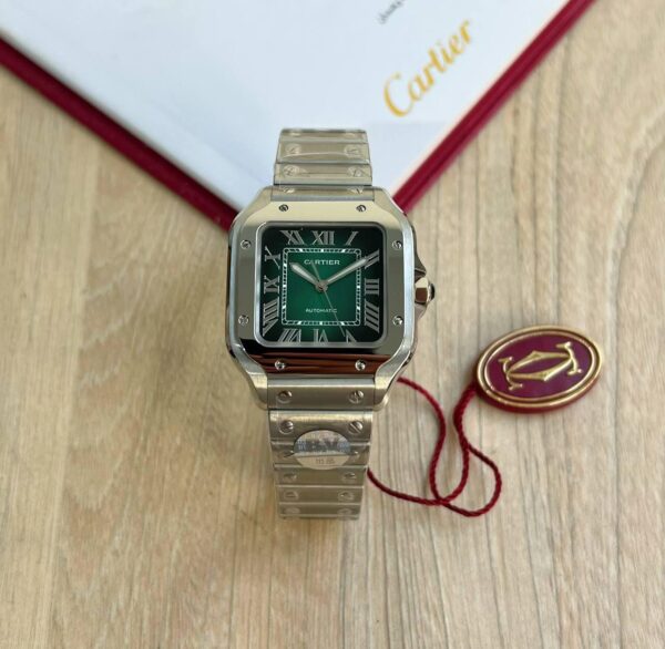 Cartier Santos Automático – Dial Verde