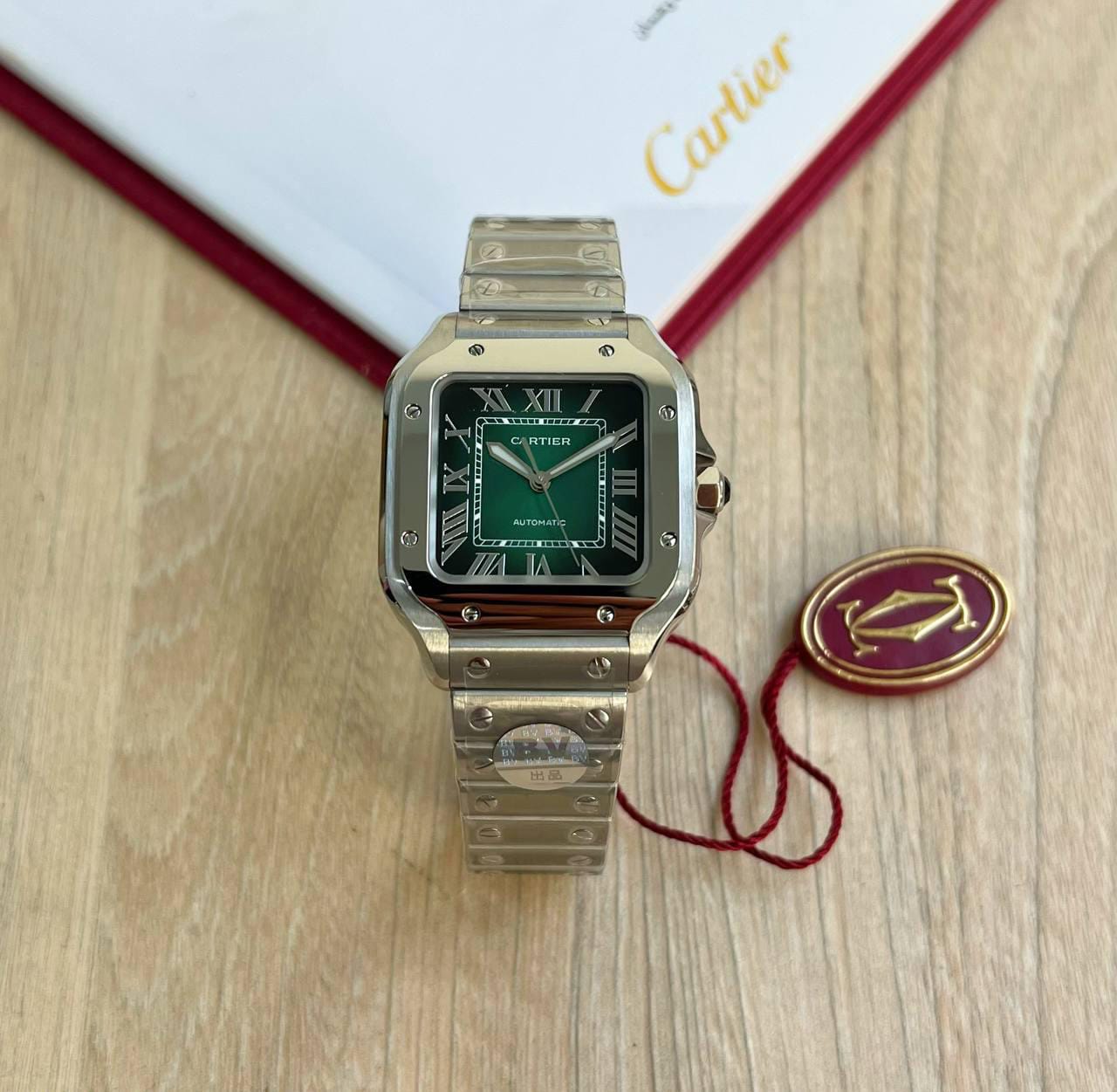 Cartier Santos Automático – Dial Verde