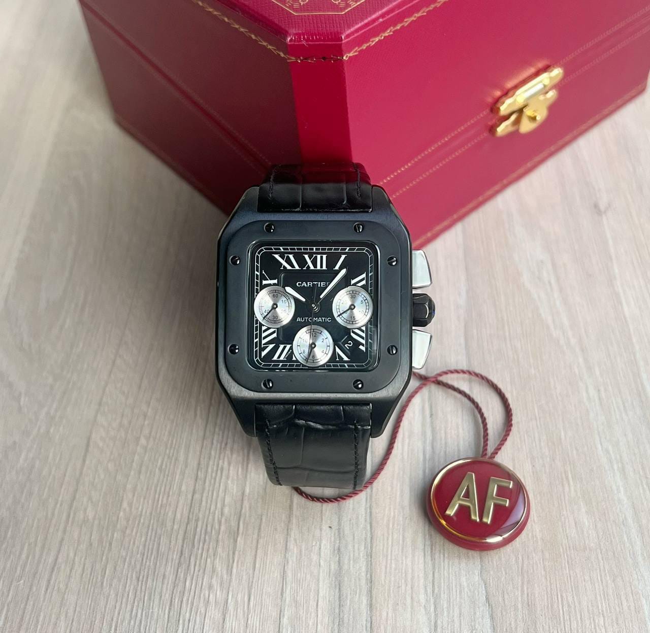 Cartier Santos Chronograph Black