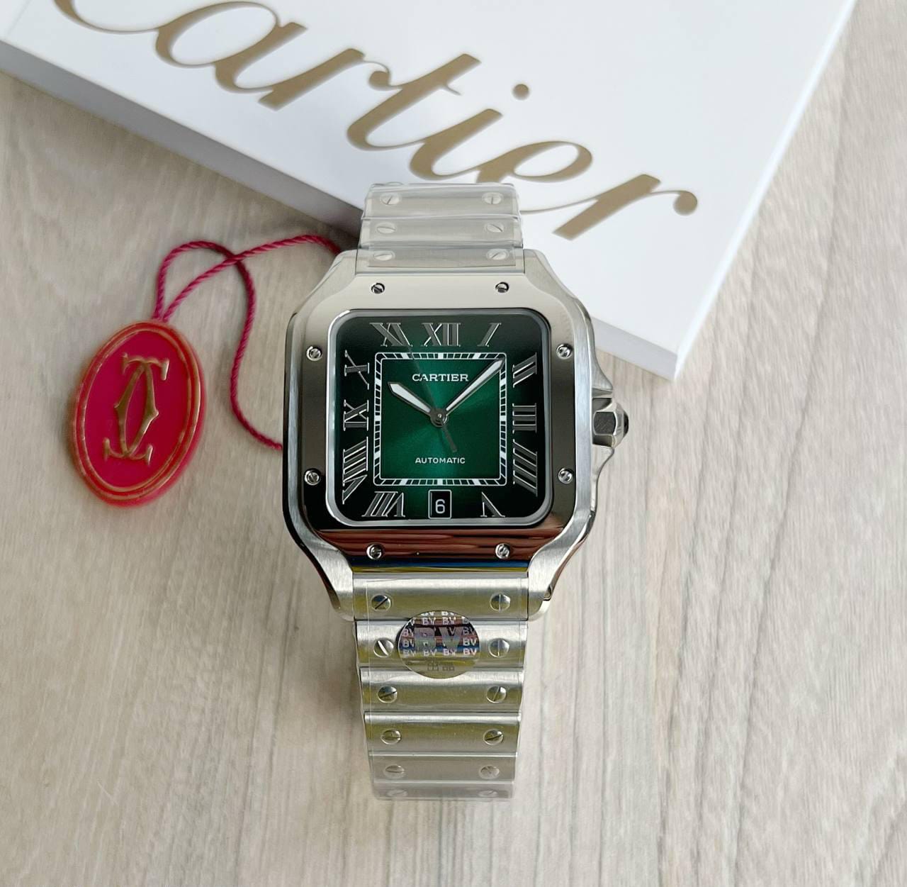 Cartier Santos De Cartier – Green Dial Edition